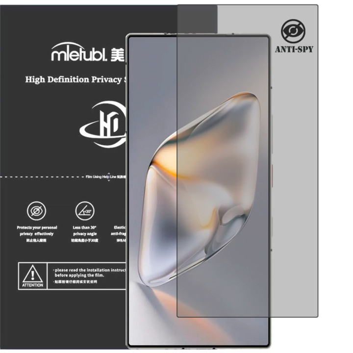 Гідрогелева плівка антишпигун Mietubl HD Privacy Screen Protector для ZTE Nubia Z60 Ultra Leading Version