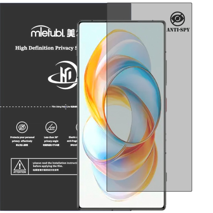 Гідрогелева плівка антишпигун Mietubl HD Privacy Screen Protector для ZTE Nubia Z70 Ultra