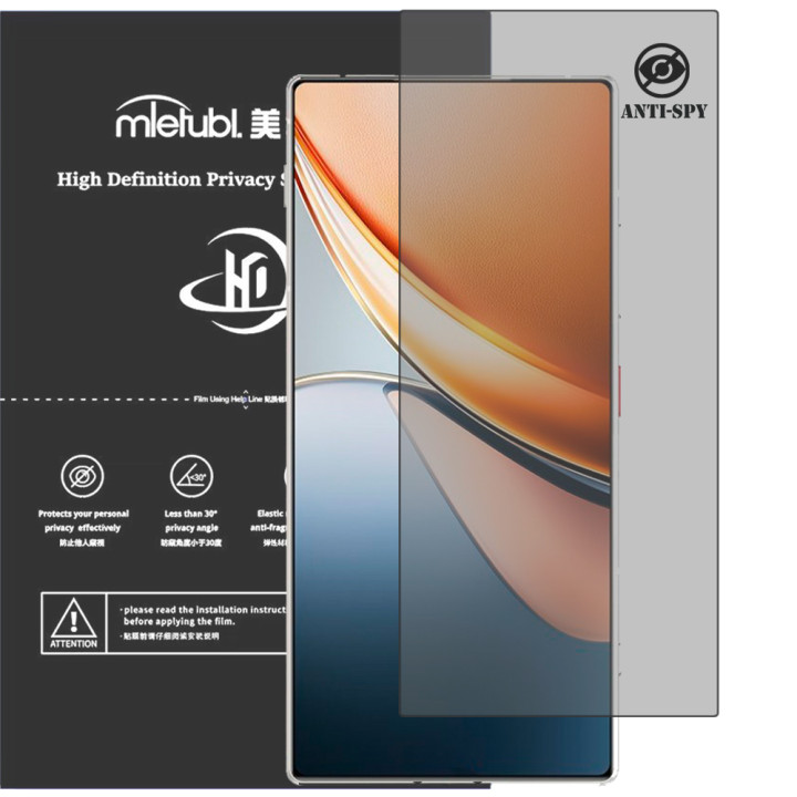 Гідрогелева плівка антишпигун Mietubl HD Privacy Screen Protector для ZTE Nubia Z70S Ultra