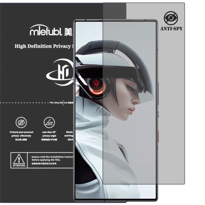 Гидрогелевая пленка антишпион Mietubl HD Privacy Screen Protector для ZTE REDMAGIC 9 Pro+