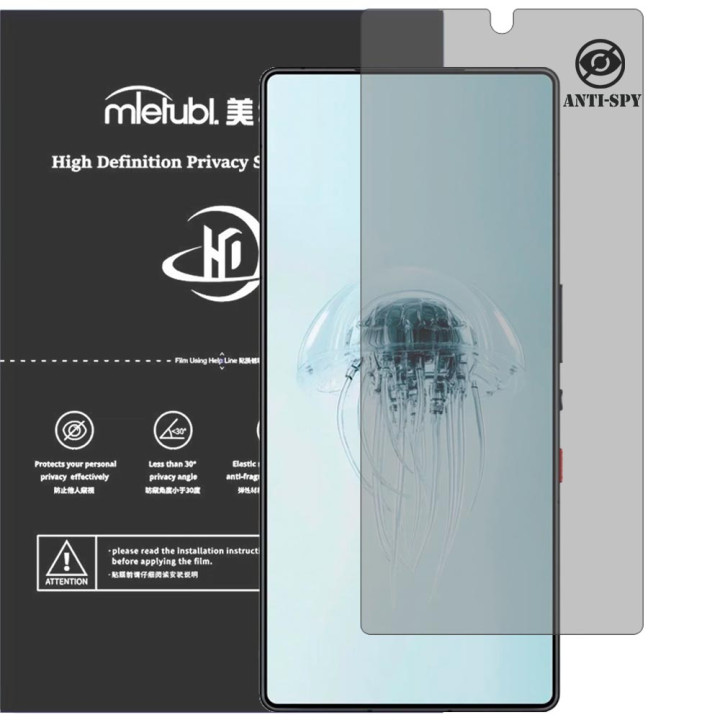 Гідрогелева плівка антишпигун Mietubl HD Privacy Screen Protector для ZTE REDMAGIC 10 Pro