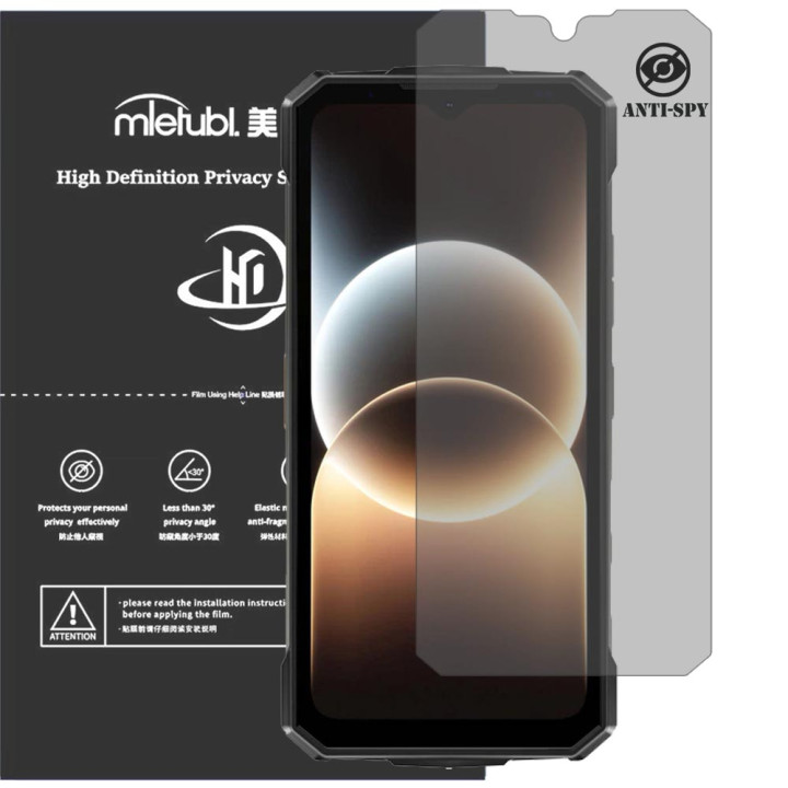 Гідрогелева плівка антишпигун Mietubl HD Privacy Screen Protector для DOOGEE Fire 7 Ultra