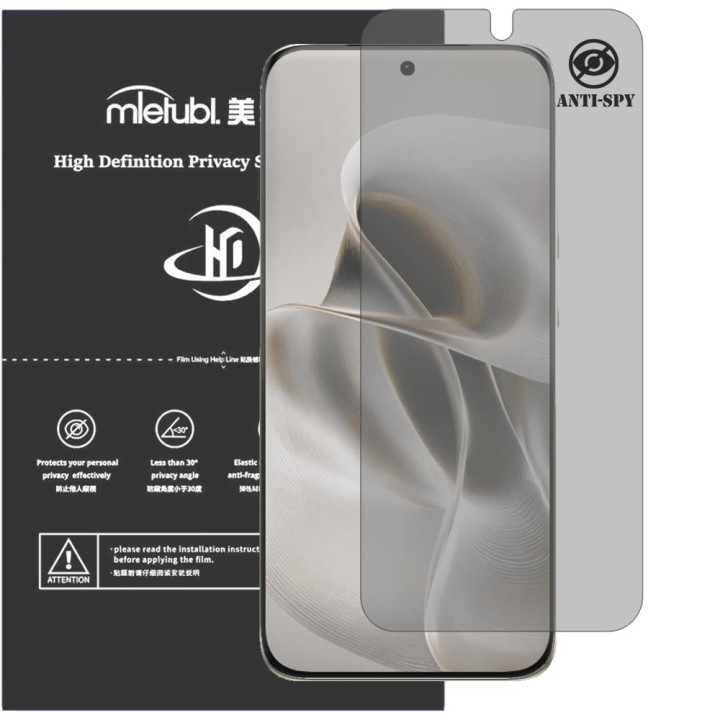 Гідрогелева плівка антишпигун Mietubl HD Privacy Screen Protector для Motorola Edge 70 Pro