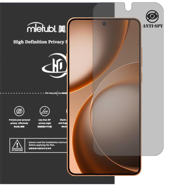 Гідрогелева плівка антишпигун Mietubl HD Privacy Screen Protector для OPPO Find X9 Ultra