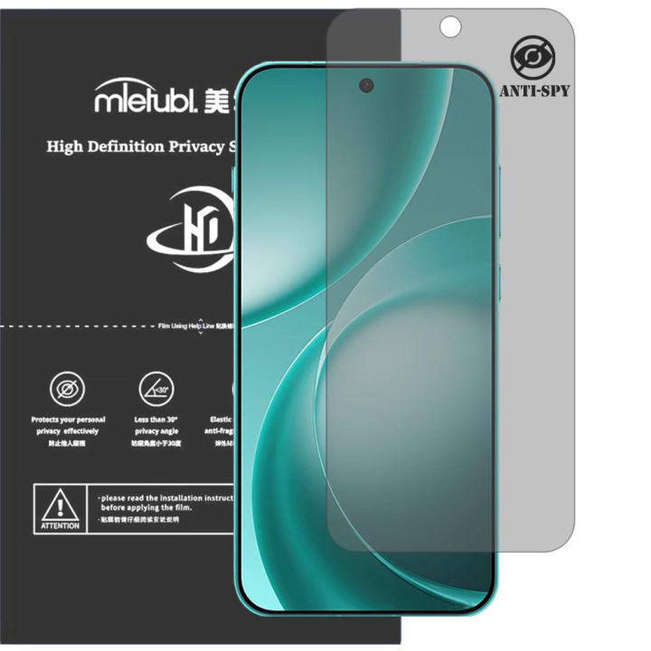 Гідрогелева плівка антишпигун Mietubl HD Privacy Screen Protector для OPPO Find X9s Pro