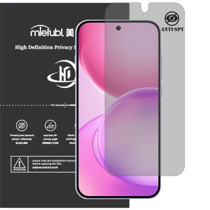 Гідрогелева плівка антишпигун Mietubl HD Privacy Screen Protector для OPPO Reno16