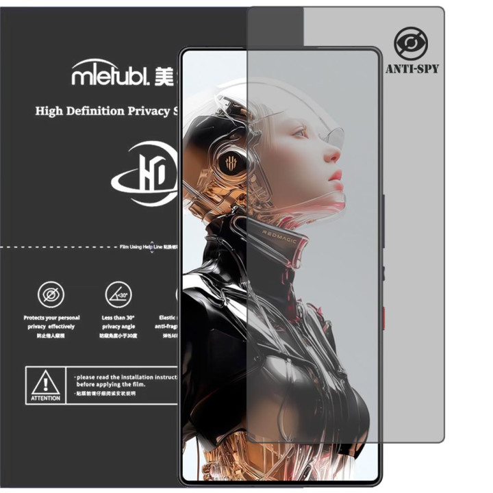 Гідрогелева плівка антишпигун Mietubl HD Privacy Screen Protector для ZTE REDMAGIC 11S Pro