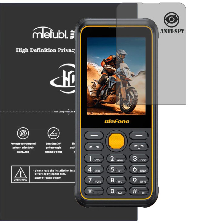 Гідрогелева плівка антишпигун Mietubl HD Privacy Screen Protector для Ulefone Armor Mini 4