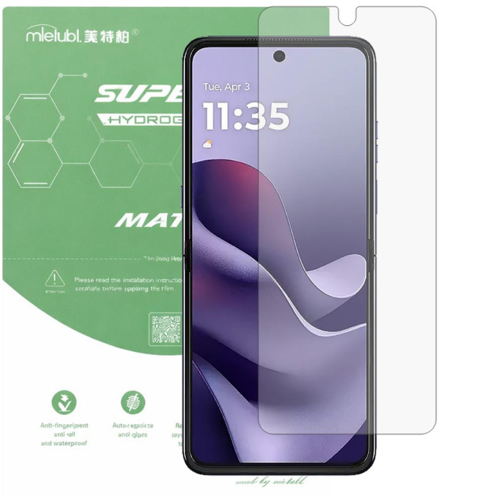 Гідрогелева плівка матова Mietubl Super TPU Matte для Motorola Razr 70 Ultra