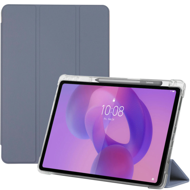 Чохол Galeo TPU Trifold with Stylus Holder для Lenovo Idea Tab Plus 12.1" (2025) / Tab K12 TB361FU Heather