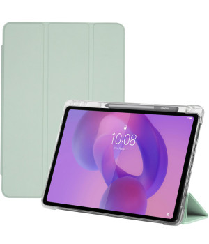 Чехол Galeo TPU Trifold with Stylus Holder для Lenovo Idea Tab Plus 12.1" (2025) / Tab K12 TB361FU Tender Green
