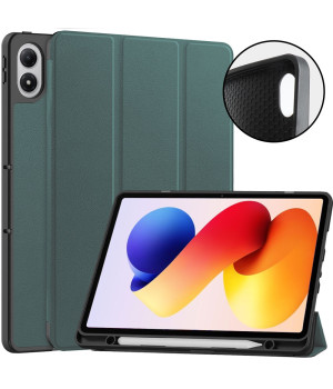Чехол Galeo Flex TPU с отделением для стилуса для Xiaomi Redmi Pad 2 Pro 12.1" (2025) Dark Green