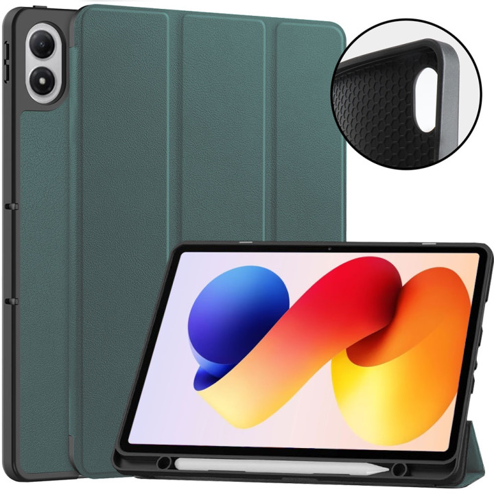 Чохол Galeo Flex TPU з відсіком для стилуса для Xiaomi Redmi Pad 2 Pro 12.1" (2025) Dark Green