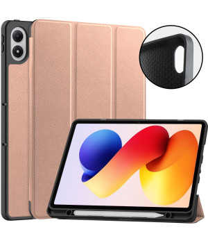 Чехол Galeo Flex TPU с отделением для стилуса для Xiaomi Redmi Pad 2 Pro 12.1" (2025) Rose Gold