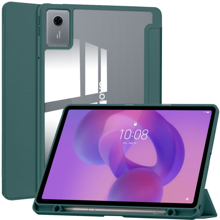 Чехол Hybrid with Stylus Holder для Lenovo Idea Tab 11 / Tab K11 2nd Gen TB336FU, TB336ZU Dark Green