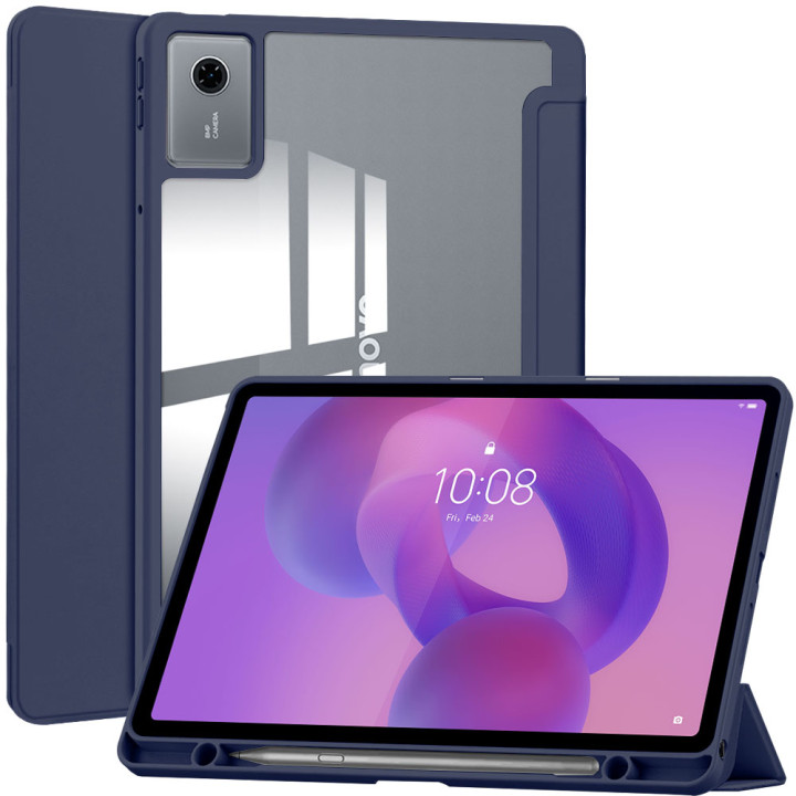 Чехол Hybrid with Stylus Holder для Lenovo Idea Tab 11 / Tab K11 2nd Gen TB336FU, TB336ZU Navy Blue
