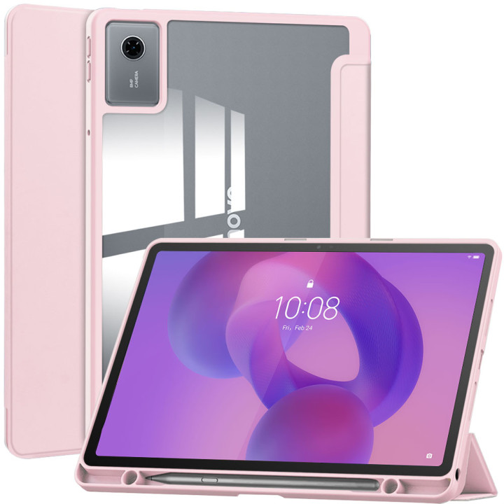Чехол Hybrid with Stylus Holder для Lenovo Idea Tab 11 / Tab K11 2nd Gen TB336FU, TB336ZU Pink