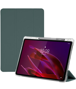 Чехол Galeo TPU Trifold with Stylus Holder для Lenovo Yoga Tab 11.1" (2025) TB710FU Dark Green