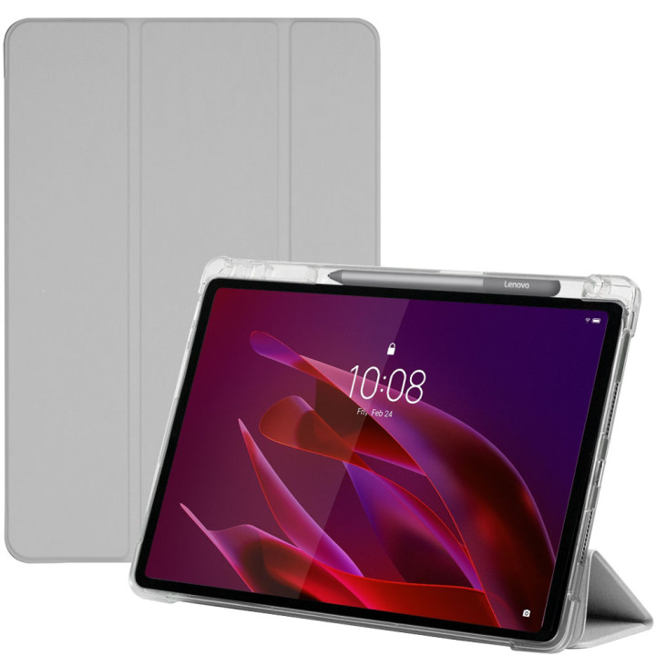 Чохол Galeo TPU Trifold with Stylus Holder для Lenovo Yoga Tab 11.1" (2025) TB710FU Grey