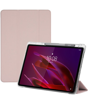 Чехол Galeo TPU Trifold with Stylus Holder для Lenovo Yoga Tab 11.1" (2025) TB710FU Pink