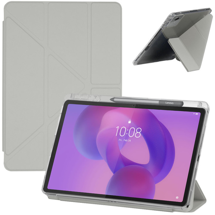 Чехол Galeo Acrylic Y-Type with Stylus Holder для Lenovo Idea Tab / Tab K11 2nd Gen TB336FU Grey
