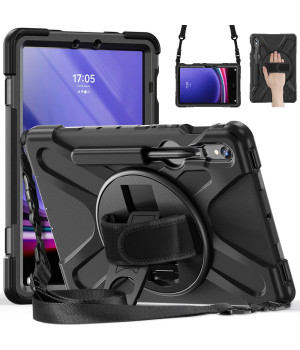 Протиударний чохол Galeo Heavy Duty для Samsung Galaxy Tab S10 Lite/S9/S9 FE, S8, S7 11" Black