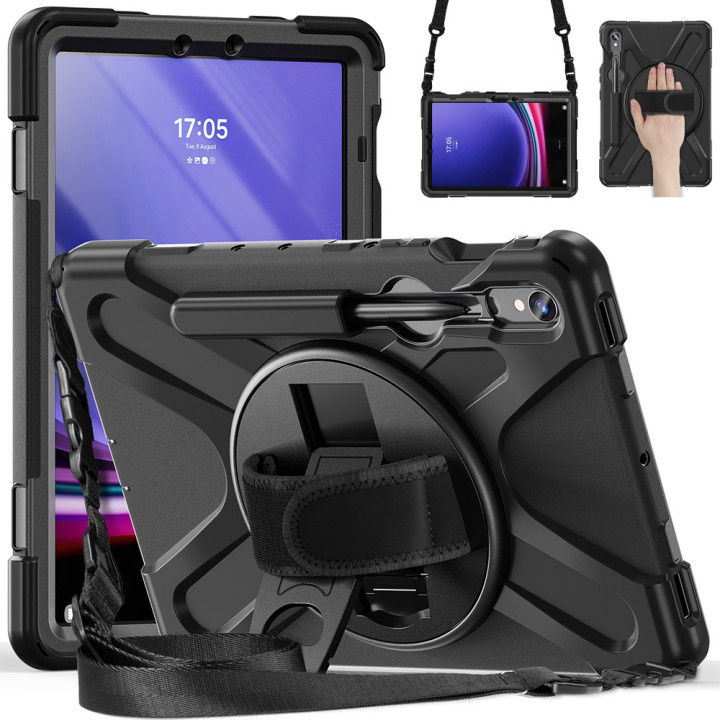 Протиударний чохол Galeo Heavy Duty для Samsung Galaxy Tab S10 Lite/S9/S9 FE, S8, S7 11" Black