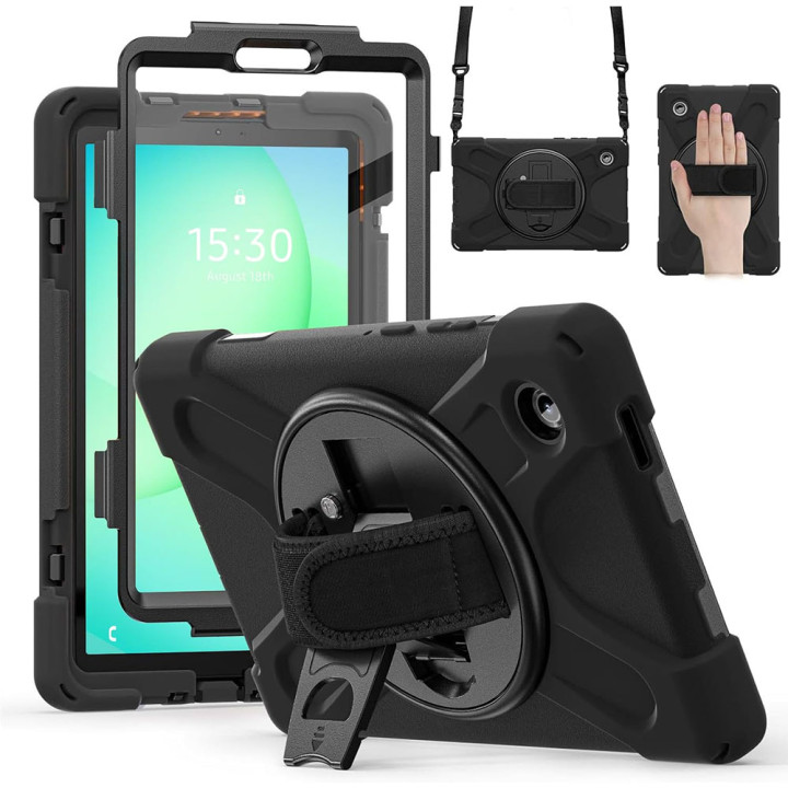 Протиударний чохол Galeo Heavy Duty+ для Samsung Galaxy Tab A11 8.7" SM-X130, SM-X135 Black