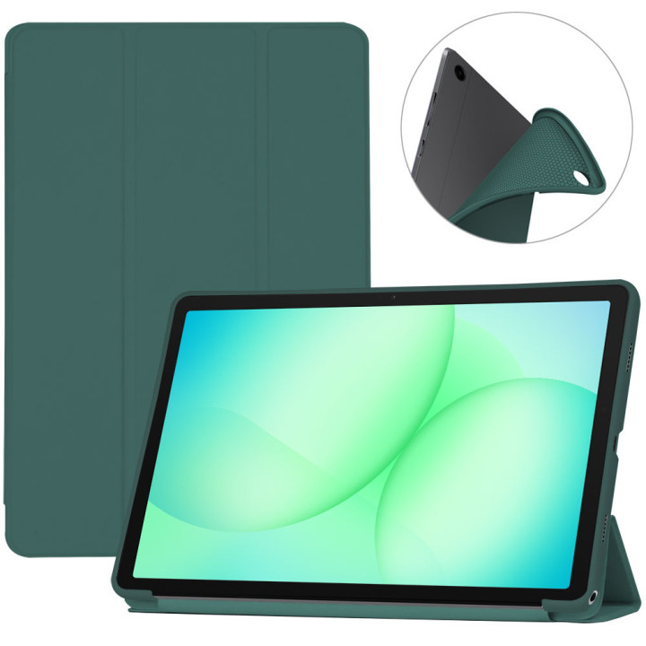 Чохол Galeo Silicone Color Series для Samsung Galaxy Tab A11+ SM-X230, SM-X236 Dark Green