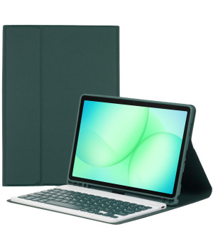 Чохол з клавіатурою для Samsung Galaxy Tab A11+ (2025) 11" SM-X230, X236 Galeo (En+Ua+Ru) Dark Green