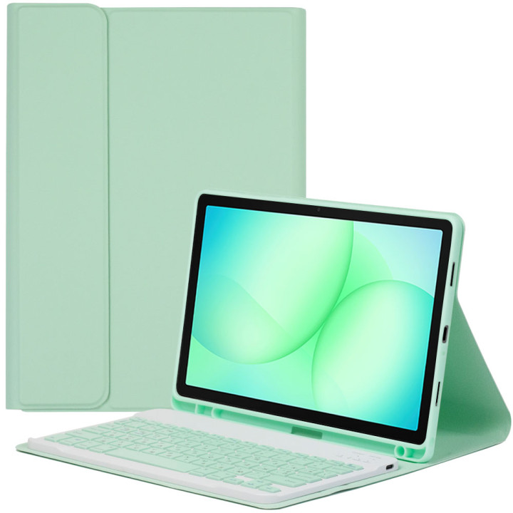 Чехол с клавиатурой для Samsung Galaxy Tab A11+ (2025) 11" SM-X230, X236 Galeo (En+Ua+Ru) Mint