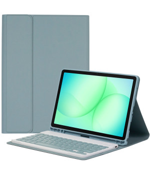 Чохол з клавіатурою для Samsung Galaxy Tab A11+ (2025) 11" SM-X230, X236 Galeo (En+Ua+Ru) Misty Blue