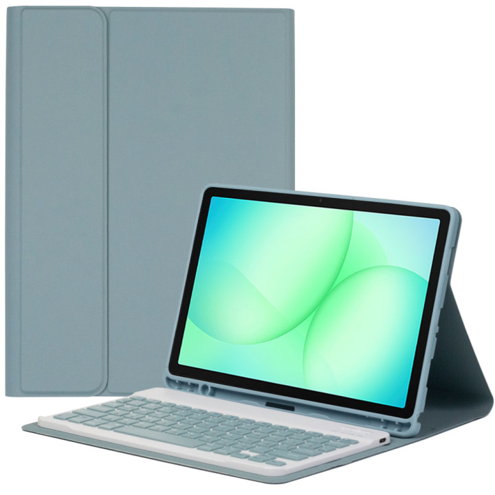 Чохол з клавіатурою для Samsung Galaxy Tab A11+ (2025) 11" SM-X230, X236 Galeo (En+Ua+Ru) Misty Blue