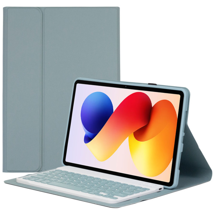 Чехол с bluetooth клавиатурой для Xiaomi Redmi Pad 2 Pro 12.1" (2025) Galeo (En+Ua+Ru) Misty Blue