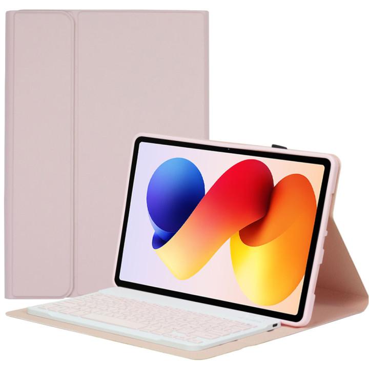 Чехол с bluetooth клавиатурой для Xiaomi Redmi Pad 2 Pro 12.1" (2025) Galeo (En+Ua+Ru) Pink