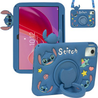 Дитячий чохол для Lenovo Tab M11 (TB330FU, TB330XU) Galeo Cartoon Cute Alien з ремінцем