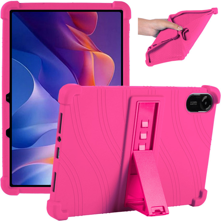 Силиконовый чехол с подставкой Galeo для Xiaomi Redmi Pad 2 11" (2025) Hotpink