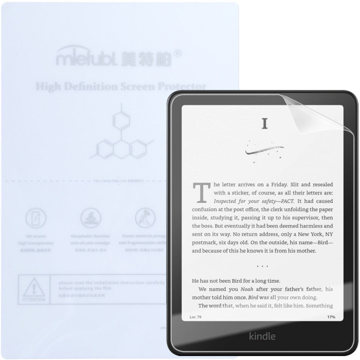 Гидрогелевая пленка Mietubl HD для Amazon Kindle Paperwhite 12th Gen / Kindle Colorsoft