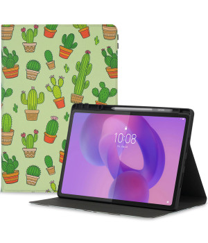 Чохол Galeo TPU Print with Stylus Holder для Lenovo Idea Tab Plus 12.1" / Tab K12 TB361FU, TB361ZU Cactus