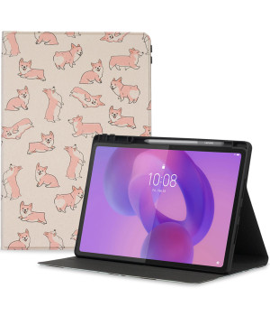 Чохол Galeo TPU Print with Stylus Holder для Lenovo Idea Tab Plus 12.1" / Tab K12 TB361FU, TB361ZU Corgi