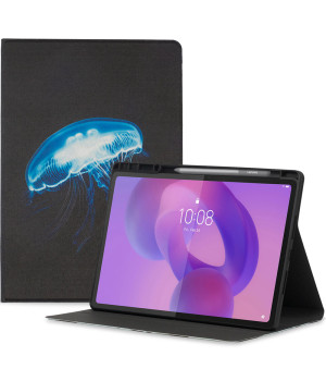 Чохол Galeo TPU Print with Stylus Holder для Lenovo Idea Tab Plus 12.1" / Tab K12 TB361FU, TB361ZU Jellyfish