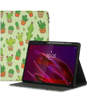 Чехол Galeo TPU Print with Stylus Holder для Lenovo Yoga Tab 11.1"(2025) / Xiaoxin Pad Pro GT Cactus