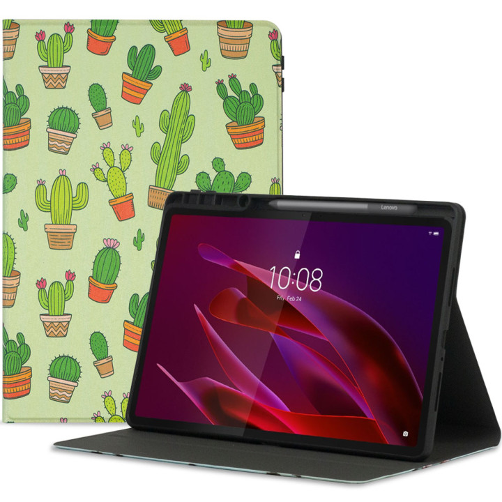 Чохол Galeo TPU Print with Stylus Holder для Lenovo Yoga Tab 11.1"(2025) / Xiaoxin Pad Pro GT Cactus