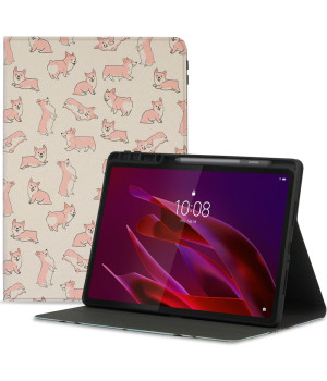 Чехол Galeo TPU Print with Stylus Holder для Lenovo Yoga Tab 11.1"(2025) / Xiaoxin Pad Pro GT Corgi