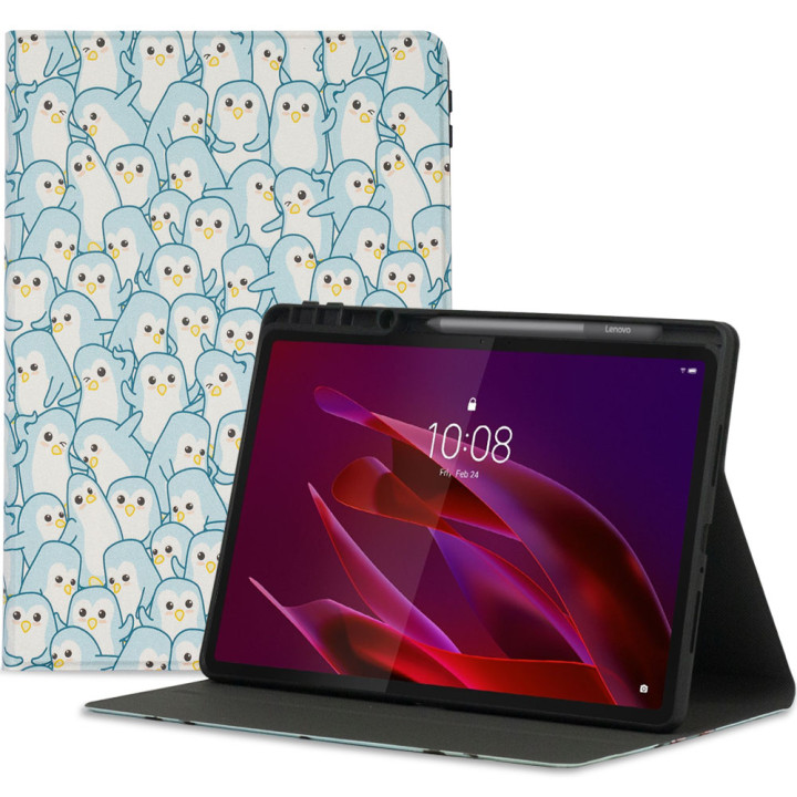 Чохол Galeo TPU Print with Stylus Holder для Lenovo Yoga Tab 11.1"(2025) / Xiaoxin Pad Pro GT Penguins