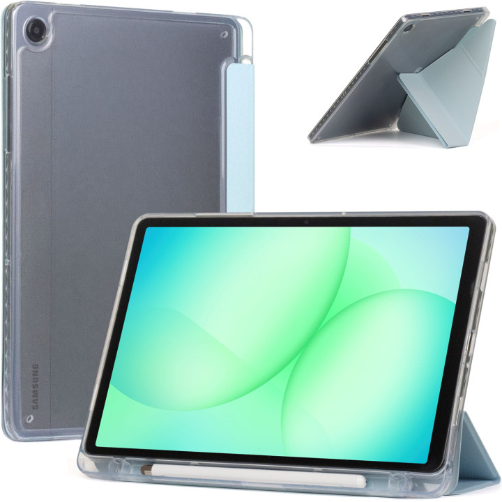 Чохол Galeo Acrylic Y-Type з відсіком для стилуса для Samsung Galaxy Tab A11+/Tab A9+ 11" Light Blue
