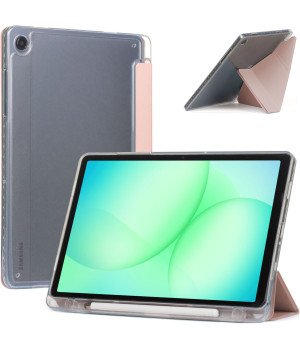 Чохол Galeo Acrylic Y-Type з відсіком для стилуса для Samsung Galaxy Tab A11+/Tab A9+ 11" Pink