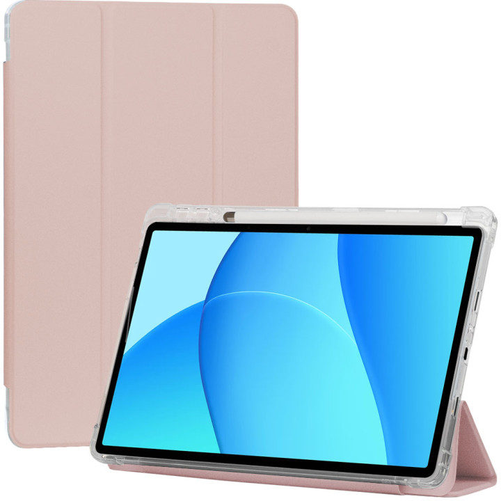 Чохол Galeo TPU Trifold with Stylus Holder для OPPO Pad SE 11" / OnePlus Pad Lite (2025) Pink