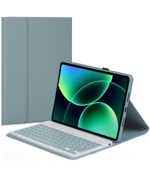 Чехол с bluetooth клавиатурой для Xiaomi Pad 8 / Pad 8 Pro 11.2" (2025) Galeo (En+Ua+Ru) Misty Blue