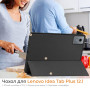 Чохол Galeo Flex TPU з відсіком для стилуса для Lenovo Idea Tab Plus 12.1" / Tab K12 TB361FU, TB361ZU Black